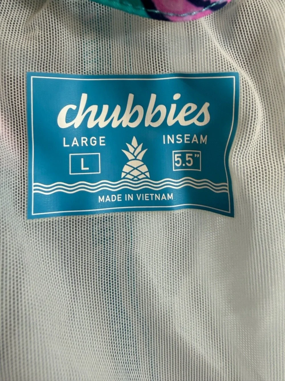 Chubbies Swim Trunks Flamingo Multi Pocket Shorts
